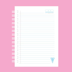 Caderno Profissões Azul na internet