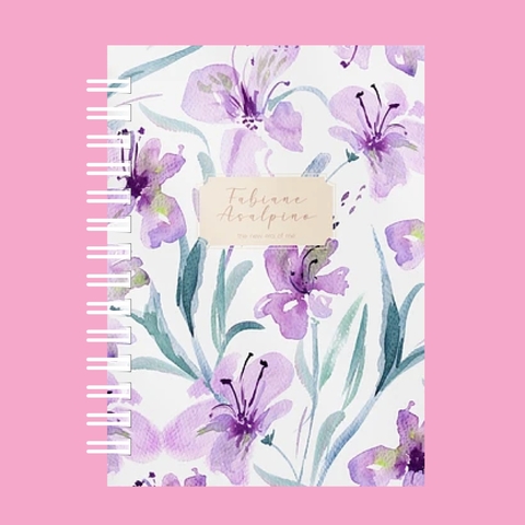 Caderno Tulipa Lilás - comprar online