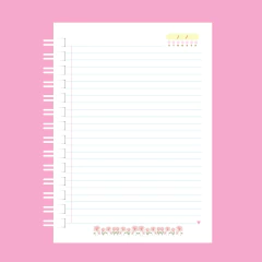 Caderno Tulipa Rosa na internet