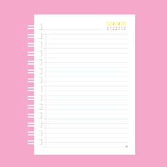 Caderno Mármore Colorido - Pequeno Detalhe