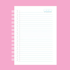 Caderno Borboleta Azul na internet