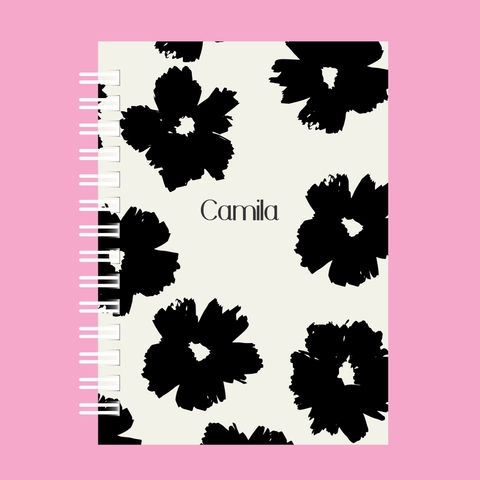 Caderno Flor Black - comprar online