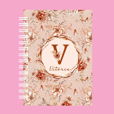 Caderno Floral Vintage - comprar online