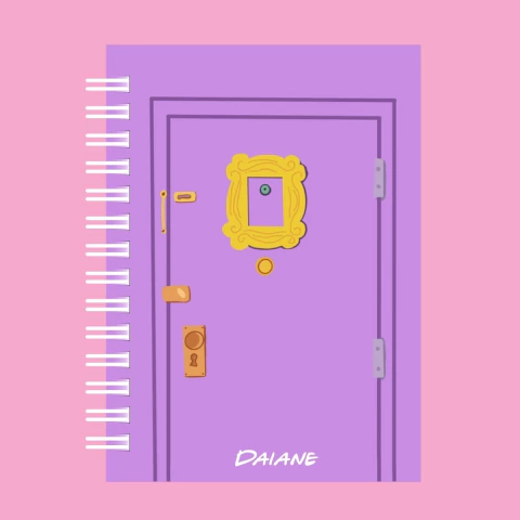 Caderno Friends Lilás - comprar online