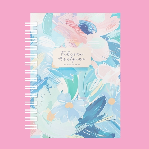Caderno Floral Pincelado - comprar online