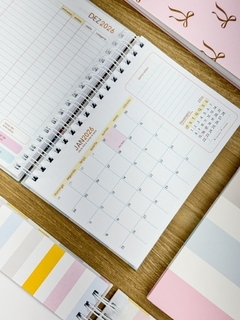 AGENDA 2026 - FLORAL MARROM - loja online