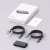 Hub USB com Data Link KM Switch, incluindo dois cabos e embalagem.