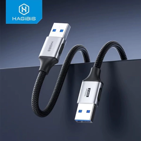 Cabo de Dados USB 3.2 Macho para Macho (5Gbps)