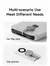 Imagem do Cabo Curto USB C em U 240W 40Gbps