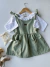 JUMPER MONI CON VUELO - VERDE SECO OK
