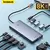 Hub USB C 13 em 1 PortalJoy com diversos cabos e portas, ideal para conectar múltiplos dispositivos.