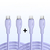 Kit 2 Cabos USB C 100W 6A Ultra Rápido de Sílica Líquida - loja online
