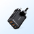 Carregador 30W USB com 3 portas tipo C, ideal para smartphones.