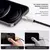 Cabo USB para Lightning Cafule Metal 2.4A