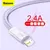 Cabo USB para iPhone Lightning 2.4A - comprar online