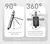 Suporte para Dispositivo Móvel 360° na internet