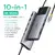HUB USB C 10 em 1 120Hz com Botão