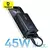 Power Bank Picogo 45W 10000mAh com Cabo
