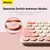 Teclado Sem Fio Bluetooth K01A Rosa - comprar online