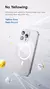 Capa Protetora Magnética Transparente para iPhone 16 - loja online