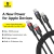 Kit 2 Cabos USB C PD 100W QC3.0 480Mbps