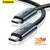 Cabo USB4 Tipo C 240W Carregamento Rápido - Baseus Brasil | Loja Oficial | Frete Grátis