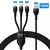 Cabo USB 100W 3 em 1 Tipo C Micro USB e Lightning - Baseus Brasil | Loja Oficial | Frete Grátis