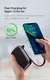 Power Bank 22.5W Qpow com Display e Cabo - comprar online