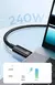 Kit 2 Cabos USB C 240W PD3.1 480Mbps