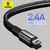 Cabo USB A para Lightning 2.4A Carregamento Rápido - comprar online