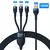 Cabo USB 100W 3 em 1 Tipo C Micro USB e Lightning na internet