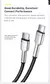 Cabo USB C 100W Metal Cafule QC4.0 na internet