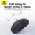 Kit Mouse Sem Fio Ergonômico F02 + Mousepad