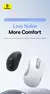 Kit Mouse Sem Fio Ergonômico F02 + Mousepad - Baseus Brasil | Loja Oficial | Frete Grátis