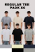 Pack Regular Tees x 6 - comprar online