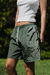 Metal-Nylon Short Army - tienda online