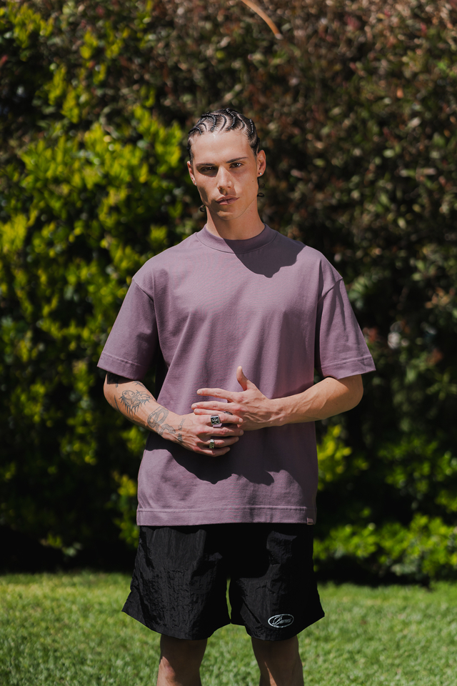 Blank Tee Heavyweight Vintage Grape thumbnail 2
