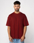 Remera Oversize Bordeaux
