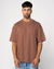 Remera Oversize Soft Brown