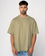Remera Oversize Moss Green