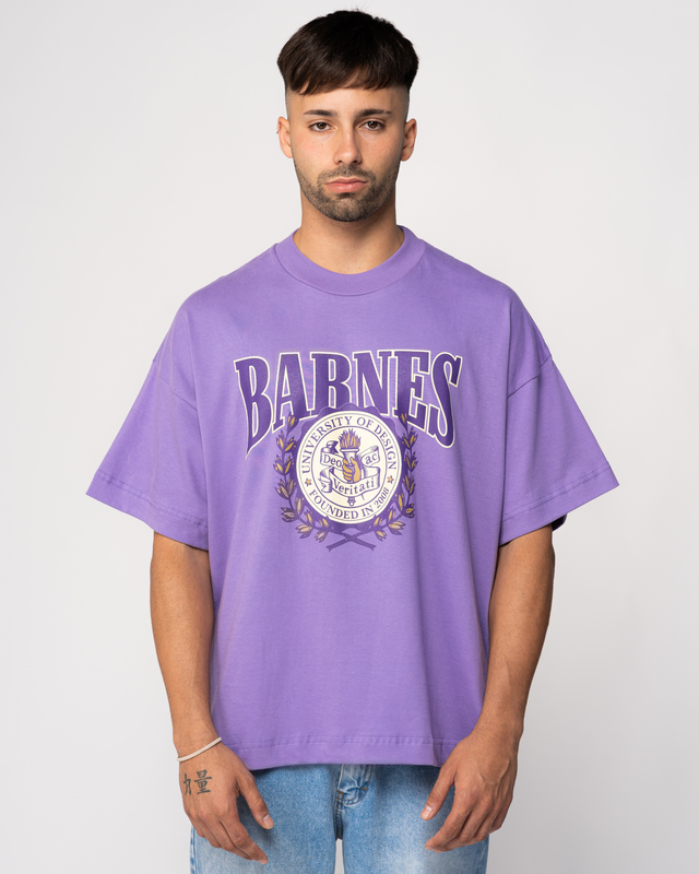 Boxy Tee Heavy Weight University Lavender thumbnail 2