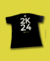 Camisa Bscross 2024 - Preto/Amarelo - Dondoca Moda Fitness