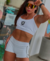 Short BScross c/ Debrum - Branco na internet