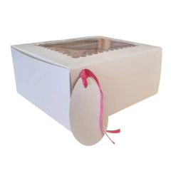 CAJA PARA MEDIO HUEVO DE PASCUA CON CUCHARA DE BAMBOO - Ceronte Box