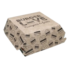 CAJA PARA HAMBURGUESA