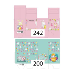 CAJA PARA HUEVO DE PASCUA N° 8 AL 10