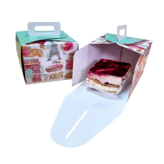 CAJA PARA MINI TORTA / PORCIÓN - comprar online