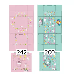 CAJA PARA MEDIO HUEVO DE PASCUA CON CUCHARA DE BAMBOO - comprar online