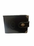 Carteira Masculina Couro Mitty Com Fecho Preta M1F