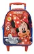 Mochila Com Carrinho Minnie Vermelha 14 Xeryus 10541
